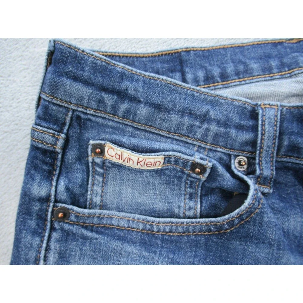 Calvin Klein Jeans Men's 29x30 (Actual 27x27.5 ) Standard Straight Leg Blue